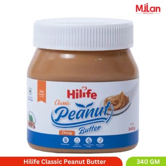 Hilife Peanut Butter Creamy 340GM | 24g of protien| Gluten Free, Vegan – Plant Based