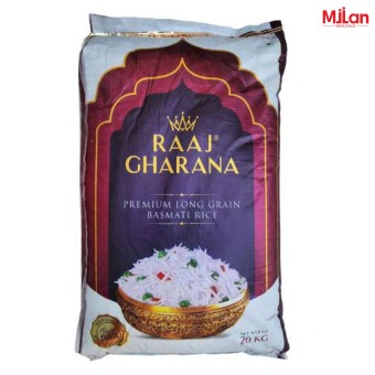 Raaj Gharan Premium Long Grain Basmati Rice 20kg