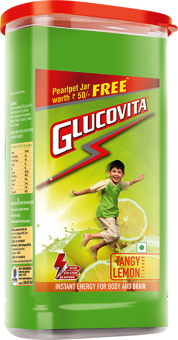 Glucovita Tangy Lemon Flavour 500g (PET Jar) – Instant Energy