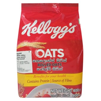 Kellogg's Oats Rolled Oats 400g Pouch Breakfast