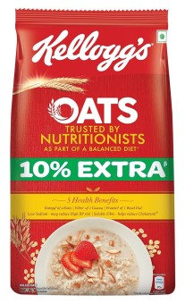 Kellogg's Oats, Rolled Oats900gm , High in Protein and Fibre.