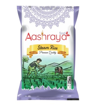 Aashraya Steam Rice 25kg  