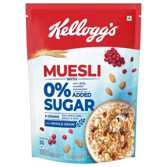Kellogg's Muesli 0% Added Sugar, 500g